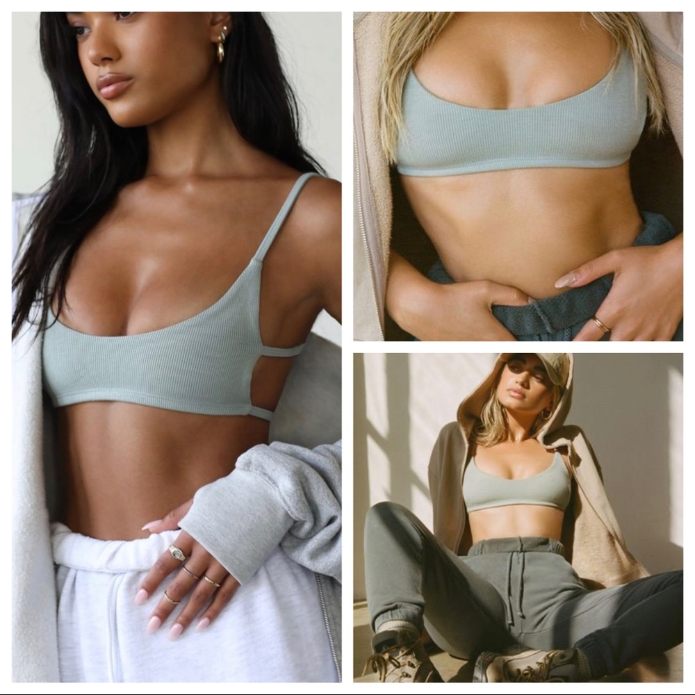 ‼️ISO‼️ JOAH BROWN Cage Bra in Sage | Size: X/S